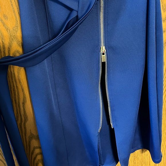 Kate and Lily FULL Zipper Dress Size 12 Royal Blue - Picture 3 of 6